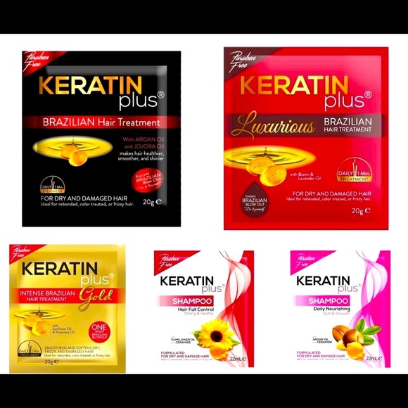 KERATIN plus Shampoo Hair Fall Control Strong & Healthy 22ml Each (12 Pieces) - Picture 6 of 6